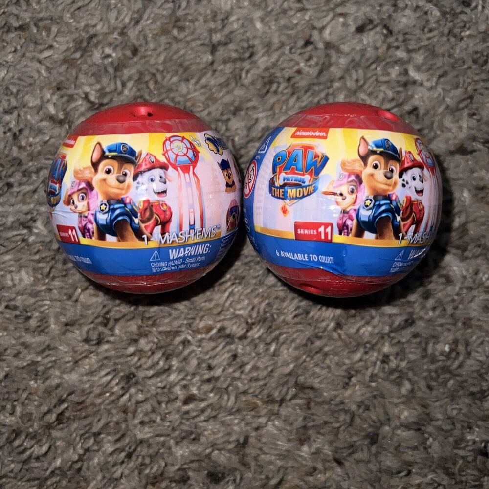 LOT OF 2 PAW PATROL SERIES 11 MASHEMS BLIND CAPSULE NEW TY2835